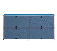 USM Haller Sideboard M68 with Soft Panels Gentian Blue-Blue - USM QS M68 27_95