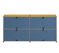 USM Haller Sideboard M68 with Soft Panels Golden Yellow-Blue - USM QS M68 25_95