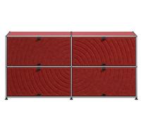 USM Haller sideboard M68 with soft panels ruby red-red - USM QS M68 23_96