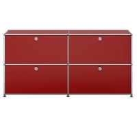 USM Haller Sideboard mit 4 Klapptüren - QUICK SHIP -USM rubinrot - USM DE_QS_E2 23