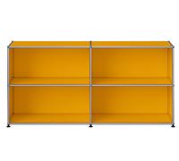 USM Haller Sideboard offen mit vier Fächern gelb - USM HALLER QS M67 25