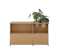 USM Haller Sideboard with Folding doors and Plant insert Beige - QS M57 BEIGE