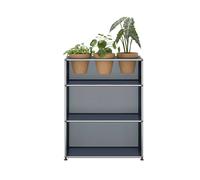 USM Haller Sideboard with Plant insert Anthrazit grey - QS M56 7016