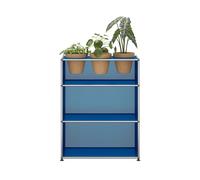 USM Haller Sideboard with Plant insert Enzian blue - QS M56 5010