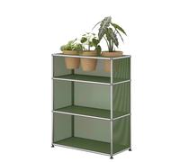 USM Haller Sideboard with Plant insert Olive green - USM QS M56 36