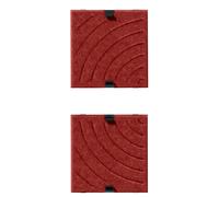 USM Haller Soft Panel 350 round Red - USM HALLER PANEL 350 CURV ROT