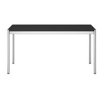 USM Haller Table 150 x 75 cm Linoleum nero - DE_QS_T59