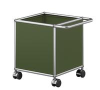 USM Haller Trolley / Storage box Olive green - USM QS M53 36