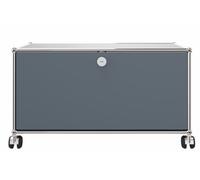 USM Haller TV-/Hi-Fi-Möbel -mittelgrau - USM_TV_Moebel_750mm 1 mittelgr