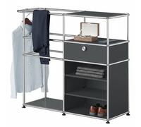 USM Haller wardrobe anthracite grey - USM LOOK BOOK 97_33