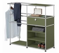 USM Haller wardrobe olive green - USM LOOK BOOK 97_36