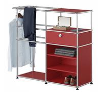 USM Haller wardrobe ruby red - USM LOOK BOOK 97_23