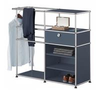 USM Haller wardrobe steel blue - USM LOOK BOOK 97_34
