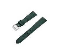 UsmAsk Slim Calfskin Leather Watch Bands Quick Release Saffiano Leather Watch Strap 18mm 19mm 20mm 21mm 22mm 23mm 24mm (Color : Green, Size : 18mm)
