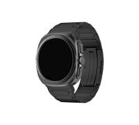 UsmAsk Titanium Watch Strap fit For Samsung Galaxy Watch 7 Ultra Metal Bracelet fit For GALAXY Watch 7 Ultra NO Gaps Curved End Strap(Black)