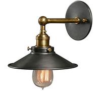 Usmato Country Style Vintage Waterproof Wall Light E27 Indoor Retro LED Lamp, Ideal Black forLiving Room, Bedroom, Bathroom, Hallway, Balcony, Stairs