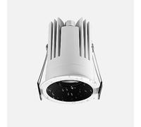 USMCPQVXN Ip65 Waterproof Spotlight Recessed Spot Lighting Bathroom Ceiling Lamp, Led Flush Mount Spotlights Directional Accent Lamps for Balcony Corridor Entryway Porch/Svart6000K/7W