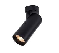 USMCPQVXN Led Ceiling Spot Light Flush Mount Ceiling Spotlight Adjustable Monopoint Wall Swivel Spotlights for Living Room, Gallery, Cabinet, Hallway, Bedroom, Showrooms, Kitchen/Svart3000K/10W