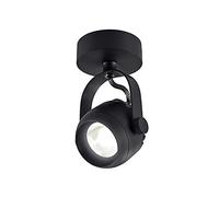 USMCPQVXN Led Ceiling Spotlights, Adjustable Nordic Surface Mounted Accent Spot Lighting, Indoor Ceiling Downlights Directional Spotlights for Kitchen Bedroom Living Room Corridor/Black3000K