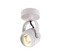 USMCPQVXN Led Ceiling Spotlights, Adjustable Nordic Surface Mounted Accent Spot Lighting, Indoor Ceiling Downlights Directional Spotlights for Kitchen Bedroom Living Room Corridor/White3000K