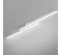 USMCPQVXN Led Linear Ceiling Light Modern Flush Mount Ceiling Lamp Hallway Lighting Fixture Minimalist Long Strip Chandelier Ceiling Lights for Living Room Bedroom Corridor Kitchen/White6000K/120Cm