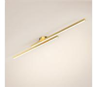 USMCPQVXN Led Linear Ceiling Light Modern Flush Mount Ceiling Lamp Hallway Lighting Fixture Minimalist Long Strip Chandelier Ceiling Lights for Living Room Bedroom Corridor Kitchen/D3000K/90Cm