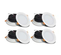 USMCPQVXN Siet Led Downlight Flush Mount Ceiling Down Lighting Fixture, 8 Packs Ceiling Mounted Lamps Recessed Spotlight, Directional Downlights for Living Room Bedroom Hallway/4000K/7W