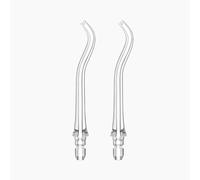 usmile Dual Jet Replacement Nozzles - 2 Pack S Shaped Tips for C10 Oral Irrigator for Braces, Implants & Gum Care