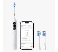 usmile Y20 PRO Smart Electric Toothbrush for Adults, 90-Day Battery | Self-Adaptive Brushing Modes, 3D Tooth Map, Real-Time Voice Alerts, 2 Brush Heads Included(White)