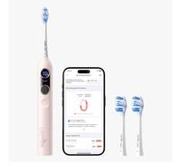 usmile Y20 PRO Smart Electric Toothbrush for Adults, 90-Day Battery | Self-Adaptive Brushing Modes, 3D Tooth Map, Real-Time Voice Alerts, 2 Brush Heads Included(Pink)