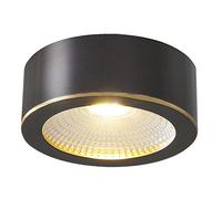 USMJQVZ Full Copper Surface Mounted Downlight Ceiling Light Black Flush Mount Spot Light 3W,5W,7W,9W Ceiling Spotlight 3000K/4000K/5000K Selectable