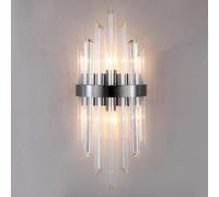 USMJQVZ Modern Crystal Wall Sconces,Gold Metal Wall Light Fixtures, Indoor Wall Lamp,Crystal Vanity Wall Mount Lamps,Wall Lighting For Bedroom Bedside