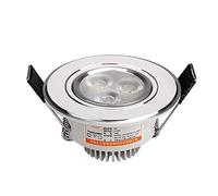 USMJQVZ White LED 3W Living Room Downlight Spotlight LED Ceiling Light With LED Driver Recessed Lighting Can Lights Work Light For Restaurant Office Study Room Meeting Rooms