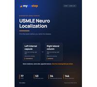 USMLE Neuro Localization: Find the lesion before you name the disease: a four-move procedure for turning findings into one place, with every side machine checked (MyBigStep High Yield Series)