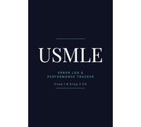 USMLE Step 1 & Step 2 CK Study Notebook: Official QBank Error Log, Daily Planner & NBME Score Tracker for Medical Students