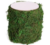 USMOLA Moss Roll, Dried Moss for Crafts, Moss Table Runner for Fairy Gardens, Wedding Woodland Decor, Preserved Moss Mat for Table Decoration (4" W x 48" L)