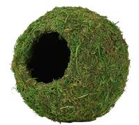 USMOLA Mossy Caves, Artificial Green Moss Caves Hide for Pet Reptile Frogs and Snakes, Terrarium & Vivarium Decor, Crested Gecko Tank Decor (6" - Woodland Green)