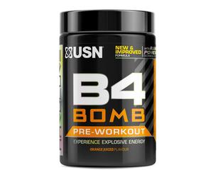 USN B4-Bomb Extreme Exhilarating Pre-Workout Supplement Powder - 300g