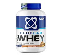 USN Blue Lab Whey Protein Powder: Chocolate Caramel - Whey Protein 2kg - Post-Workout - Whey Isolate - Muscle Building Powder Supplement With Added BCAAs
