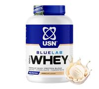 USN Whey Protein Powder Blue Lab Premium - Whey Isolate with BCAAs, Post-Workout - Vanilla 2kg
