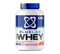 USN Blue Lab Whey Protein Powder: Strawberry - Whey Protein 2kg - Post-Workout - Whey Isolate - Muscle Building Powder Supplement With Added BCAAs