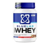 USN Whey Protein Powder Blue Lab Wheytella – Whey Isolate, Muscle-Building, BCAAs – 908g