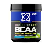 USN Complete Amino & EAA Intra Workout Powder, Apple Flavour - 400g, Vegan Energy Drink, Premium BCAA Amino Acids & Glutamine Recovery Drink, High Impact Pre Workout & Post Workout Shake
