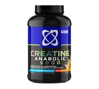 USN Creatine Anabolic All-In-One Powder - 5000mg Creatine, 3000mg BCAAs - Orange 900g Vegan