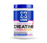 USN Creatine Hydrator - Creatine Monohydrate & Electrolytes, Sugar Free - Raspberry Lemonade 330g