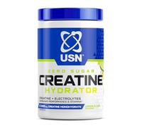 USN Creatine Hydrator - 330g (30 Servings) Creatine Monohydrate & Electrolytes Powder Drink with Himalayan Pink Salt & Sugar Free. Supports Muscle Growth, Strength & Hydration - Lemon & Lime