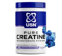 USN Creatine Monohydrate Powder I Blue Raspberry I 360g - 60 Servings