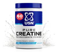 USN Creatine Monohydrate Powder I Unflavoured I 300g - 60 Servings | 100% Pure Micronized Formula | 5g Dose | 0g Sugar | Fillers | Dissolvable | ATP Muscle Recovery | 2-Month Supply | Vegan