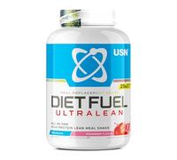 USN Diet Fuel Ultralean Meal Replacement Shake Powder, Strawberry Flavour - 2.5kg, High Protein Shake Powdered Drink Mix, Low Calorie Diet & Weight Control Powder, 25g Protein