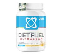 USN Diet Fuel Ultralean Meal Replacement Shake | Vanilla | 1kg with 18 Servings | High Protein, Low Calorie Shake | Calorie-Controlled Diet Support for Weight Loss | 24 Vitamins & Minerals